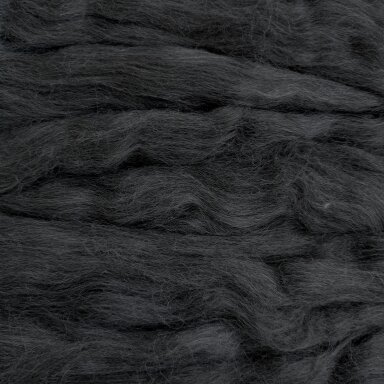 Alpaca wool tops 50g. ± 2,5g. Color - natural gray. (Kopija)