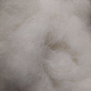 Karakul sheep carded wool,  50g. ± 2,5g. Color - naturall hazel, 27 - 32 mik. (Kopija) (Kopija)
