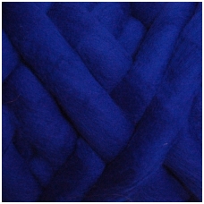 Wool tops 50g. ± 2,5g. Color - bluebottle, 26 - 31 mik.