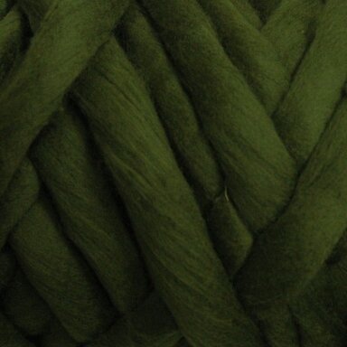 Wool tops 50g. ± 2,5g. Color - moss, 26 - 31 mik.