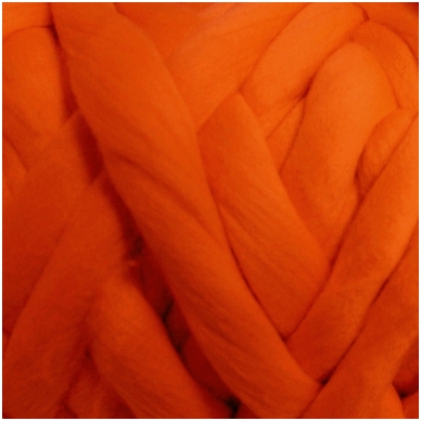 Wool tops 50g. ± 2,5g. Color - pink, 26 - 31 mik.