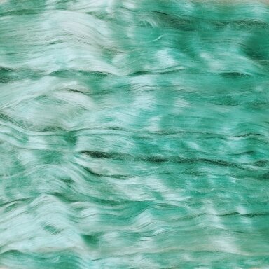 Bananų pluoštas veltų gaminių dekoravimui. Spalva: mėtinė. Pakuotė: 10 g. Bananų pluoštas veltų gaminių dekoravimui. Spalva: mėtinė. Pakuotė: 10 g.
