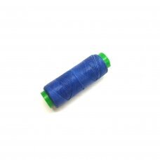 Waxed thread. Color - blue. In pack for 100 meters.