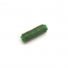 Waxed thread. Color - green. In pack for 100 meters.