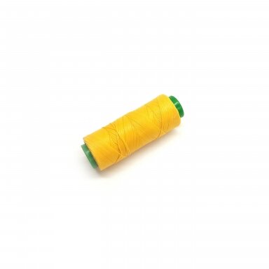 Waxed thread. Color - yellow. In pack for 100 meters.
