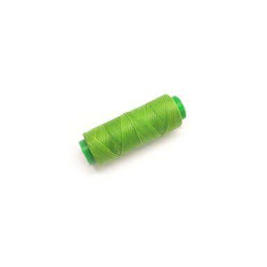 Waxed thread. Color - green. In pack for 100 meters. (Kopija)