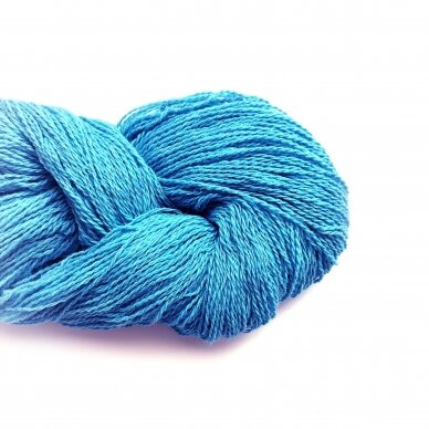 Wool yarn hank 150g. ± 5g. Color - blue. 100% wool. (Kopija)