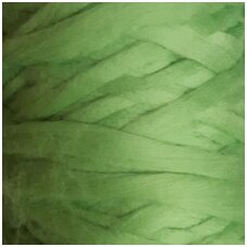 Merino wool space tops 50g. ± 2,5g. Color - apple green, 20,1 - 23 mic.