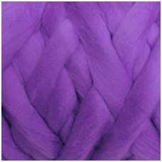 Super fine wool tops 50g. ± 2,5g. Color - lilac, 15,6 - 18,5 mik.