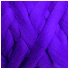 Super fine wool tops 50g. ± 2,5g. Color - purple, 15,6 - 18,5 mik.