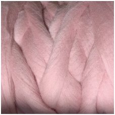 Medium Merino wool tops 50g. ± 2,5g. Color -antique pink , 20.1 - 23 mik.