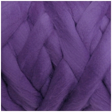 Medium Merino wool tops 50g. ± 2,5g. Color - gray purple, 20.1 - 23 mik.