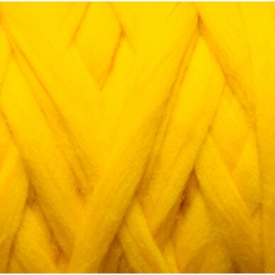 Merino wool space tops  50g. ± 2,5g. Color - yellow egg, 20,1 - 23 mic.