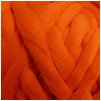 Super fine wool tops 50g. ± 2,5g. Color - pink, 15,6 - 18,5 mik.