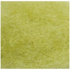 New Zealand carded wool 50g. ± 2,5g. Color - lime, 27 - 32 mik.