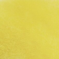 New Zealand carded wool 50g. ± 2,5g. Color - pastel yellow, 27 - 32 mik. (Kopija)