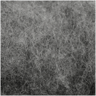 New Zealand carded wool 50g. ± 2,5g. Color - gray melange, 27 - 32 mik.