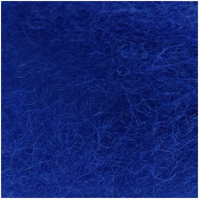 New Zealand carded wool 50g. ± 2,5g. Color - bluebottle, 27 - 32 mik.