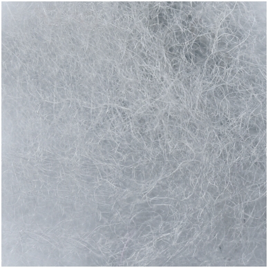 New Zealand carded wool 50g. ± 2,5g. Color - light gray, 27 - 32 mik.
