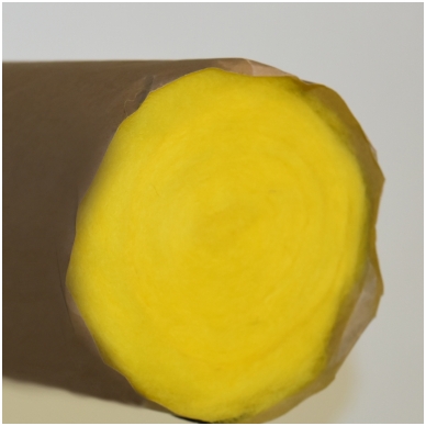 New Zealand carded wool 50g. ± 2,5g. Color - yellow, 27 - 32 mik.