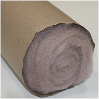 New Zealand carded wool 50g. ± 2,5g. Color - antique pink, 27 - 32 mik.
