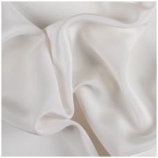 Silk Ponge. Color - white. Measured at 1 meter. Width 90cm.