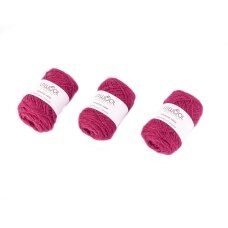Lithuanian wool yarn balls 10 balls of 100g. ± 5g Color -raspberry. 100% wool.