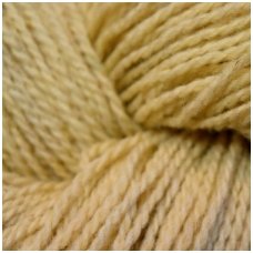Wool yarn hank 150g. ± 5g. Color - light beige. 100% wool.