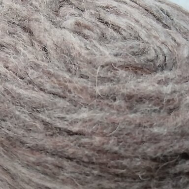 Wool rovings  150g. ± 5g. Color - brown. 100% wool.