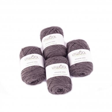 Wool yarn hank 150g. ± 5g. Color - black. 100% wool. (Kopija) (Kopija) (Kopija) (Kopija) (Kopija)