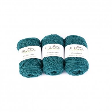 Wool yarn hank 150g. ± 5g. Color - black. 100% wool. (Kopija) (Kopija) (Kopija) (Kopija)