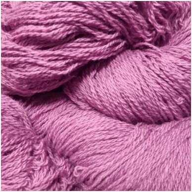 Wool yarn hank 150g. ± 5g. Color - lilac. 100% wool.