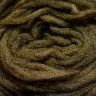 Wool rovings  150g. ± 5g. Color - brown. 100% wool.